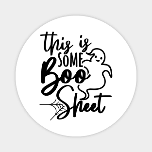 Boo Sheet Funny Halloween Saying Magnet